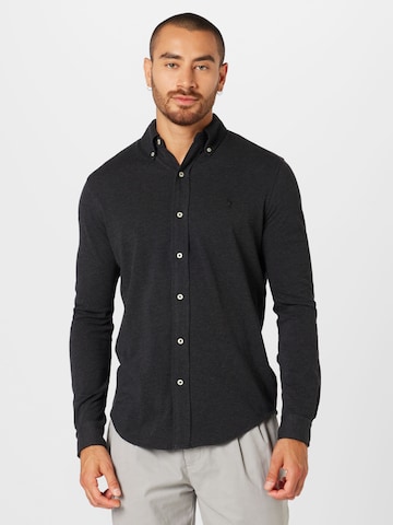 Polo Ralph Lauren Slim Fit Риза в сиво: отпред