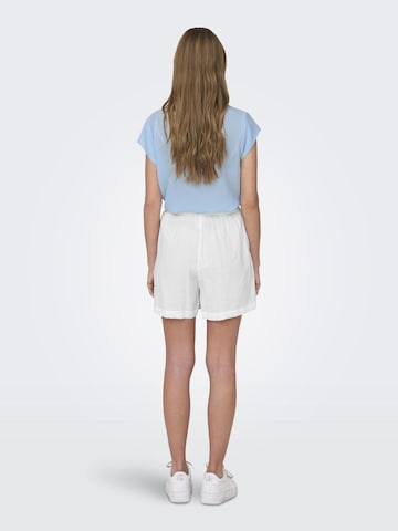 Loosefit Pantalon 'IRIS' ONLY en blanc