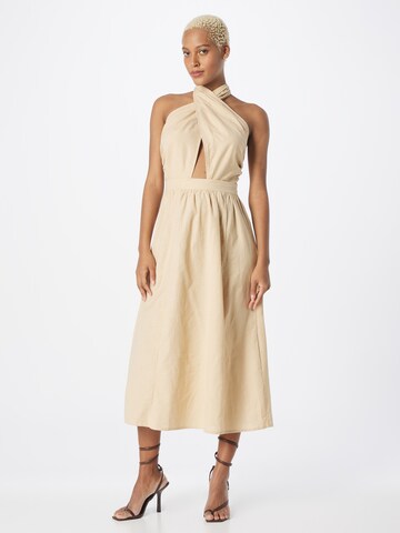 River Island Dress in Beige: front