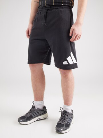 regular Pantaloni sportivi 'Boss' di ADIDAS SPORTSWEAR in nero: frontale