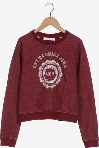 See by Chloé Sweatshirt & Zip-Up Hoodie in M in Red: front