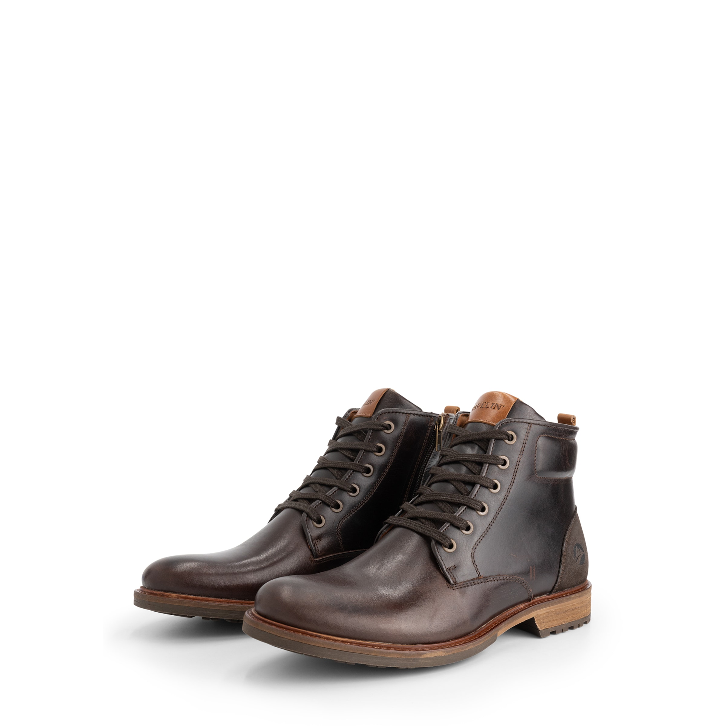 Travelin Lace-up boots 'Walton' in Brown