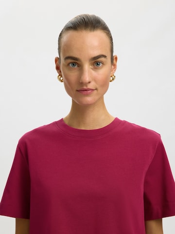 T-shirt 'SLFEssential' SELECTED en rose