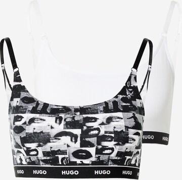 Soutien-gorge HUGO en noir : devant