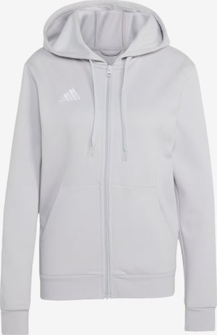 ADIDAS PERFORMANCE - Casaco de treino em moletão 'Entrada26' em cinzento: frente