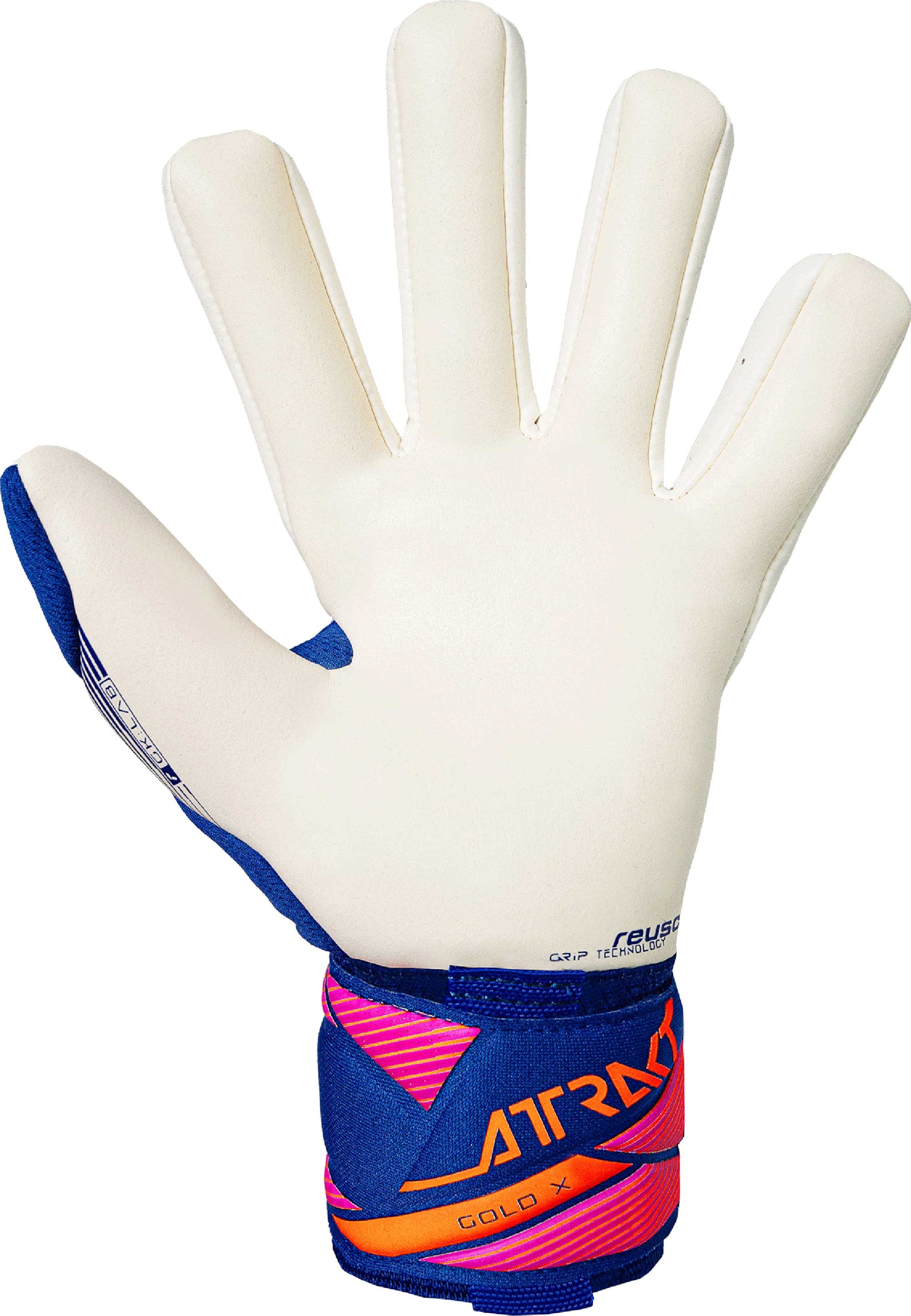 REUSCH Sports gloves 'Attrakt Gold X NC' in Blue