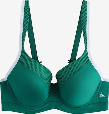 Next T-Shirt Urheilurintaliivit värissä vihreä: etupuoli