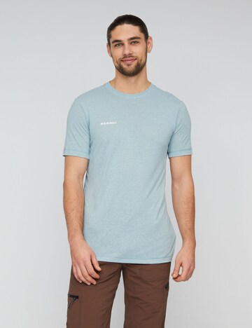 MAMMUT Performance Shirt in Blue: front