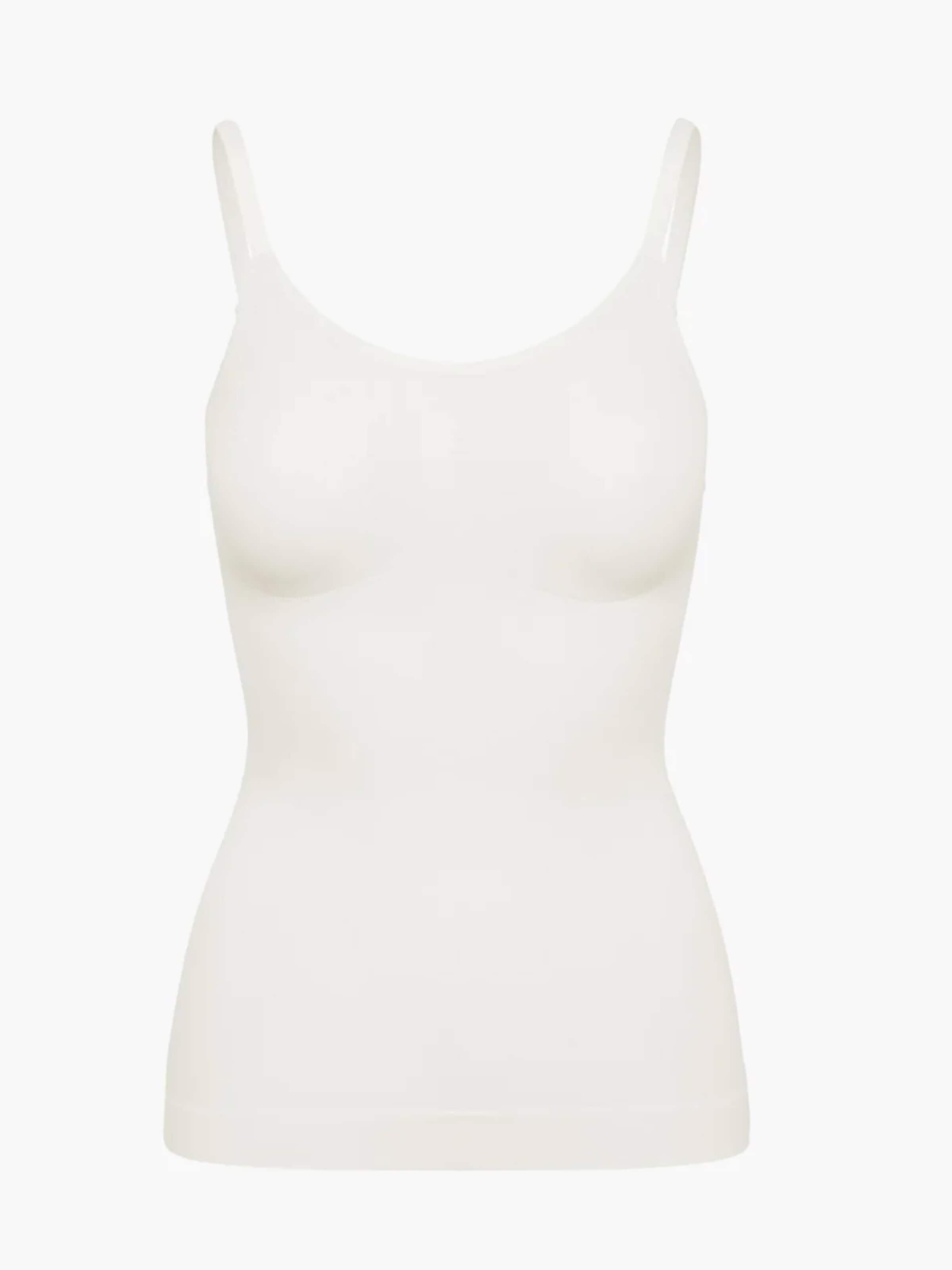 cfab (formerly creamy fabrics) - Top moldeador 'Shaping Cami' en blanco: frente