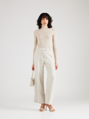 & Other Stories Wide leg Trousers with creases in Beige
