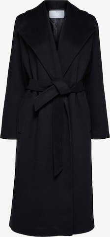 SELECTED FEMME Between-Seasons Coat 'Rosa' in Black: front