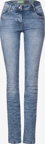 CECIL גזרת סלים ג'ינס 'Scarlett' בכחול: מלפנים
