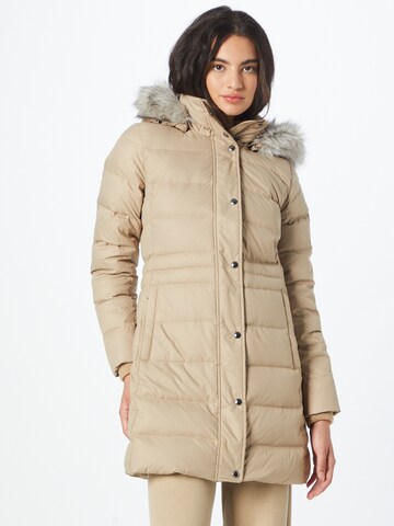 TOMMY HILFIGER Wintermantel 'Tyra' in Beige: voorkant