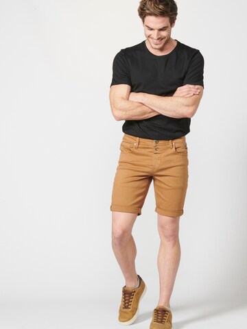 KOROSHI Slimfit Shorts in Grau