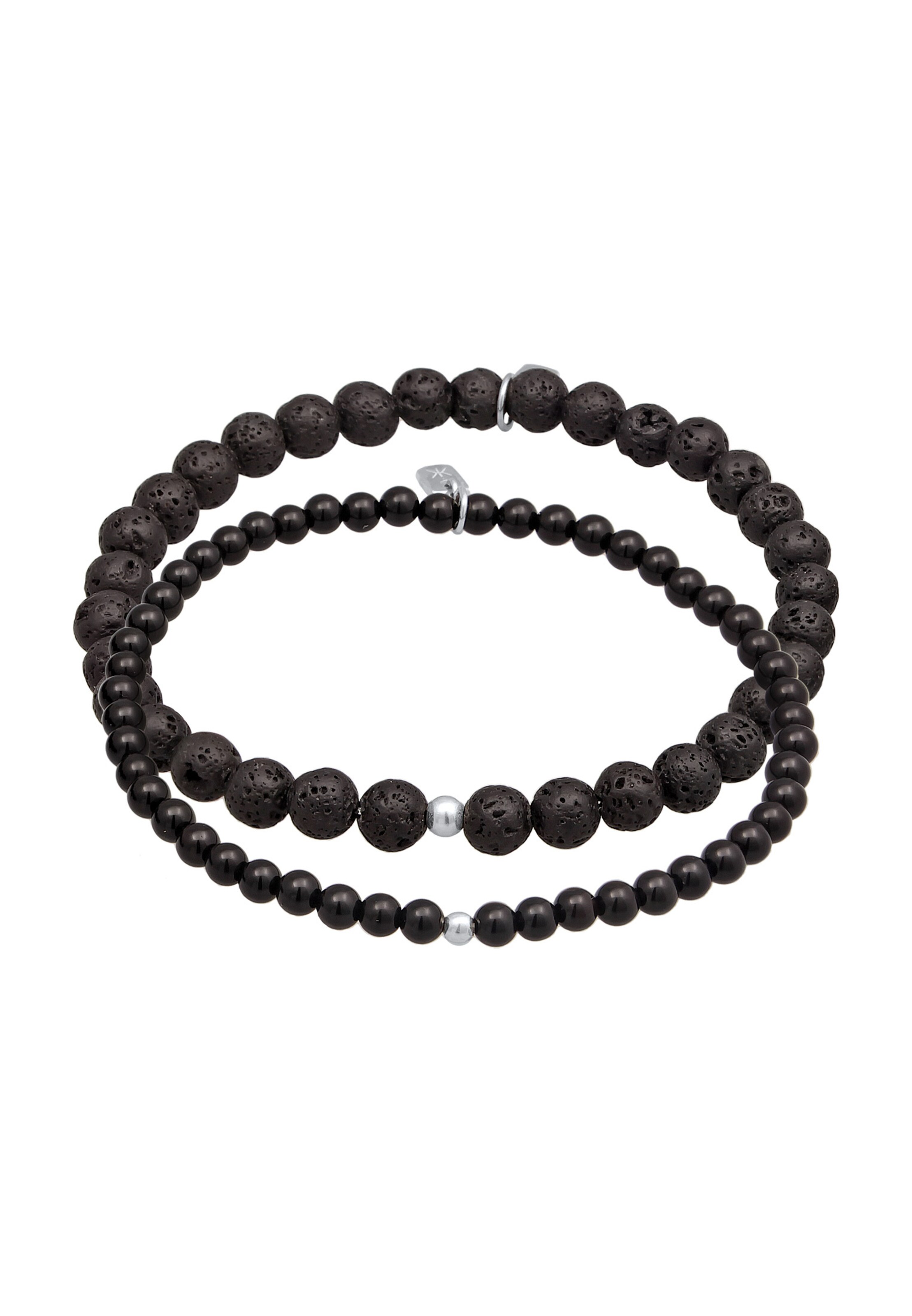 KUZZOI Bracelet 'Onyx' in Black: front