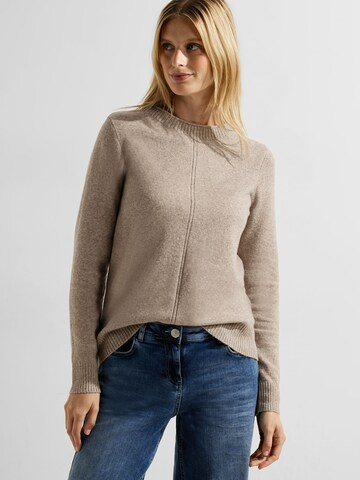 Pull-over CECIL en beige : devant