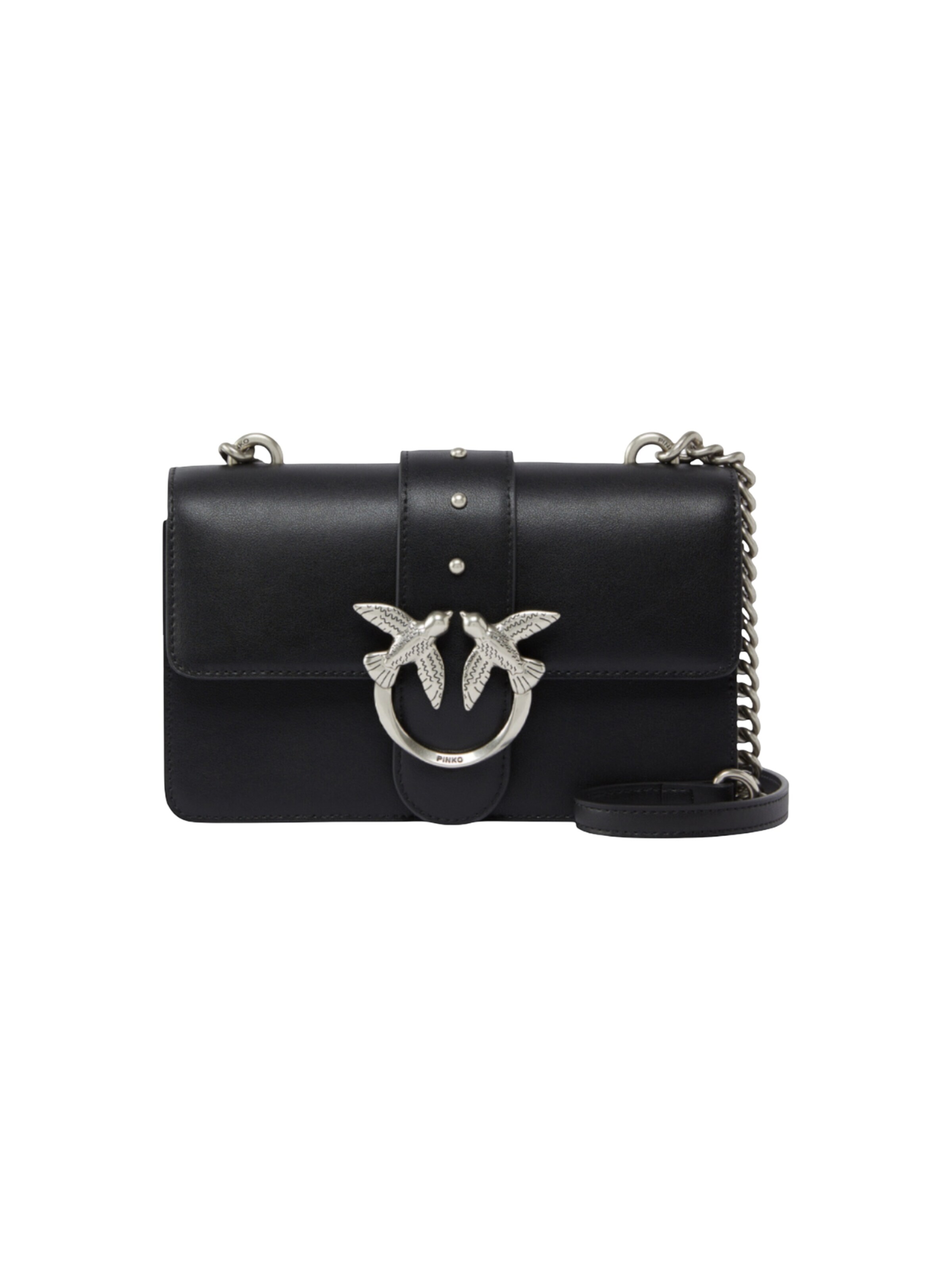 PINKO Schultertasche 'LOVE ONE'‌‌‌‌‌‌‌‌‌‌ in Schwarz: Vorderseite