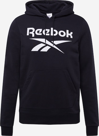 Reebok Sport Sweatshirt in Schwarz: predná strana