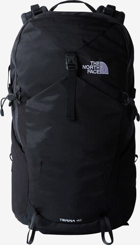 THE NORTH FACE Спортна раница 'TERRA 40' в черно: отпред