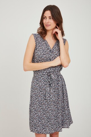 Fransa Sommerkleid in Blau: Vorderseite