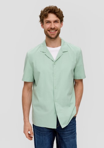 Coupe regular Chemise s.Oliver en vert : devant