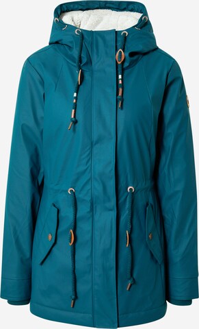 Parka mi-saison 'Monadis' Ragwear en vert : devant