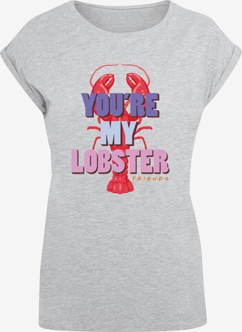 ABSOLUTE CULT T-Shirt 'Friends - My Lobster' in Grau: predná strana