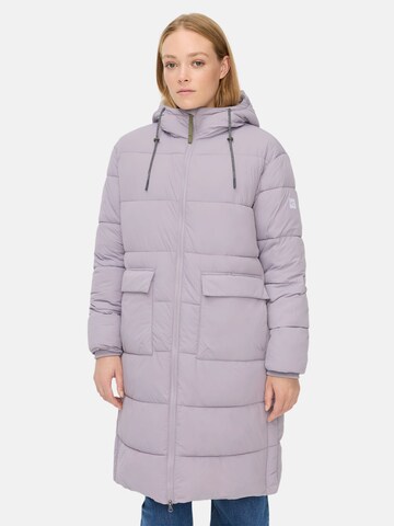 CAMEL ACTIVE Winter Coat in Purple: front
