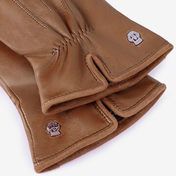 Roeckl Full Finger Gloves 'Antwerpen' in Brown