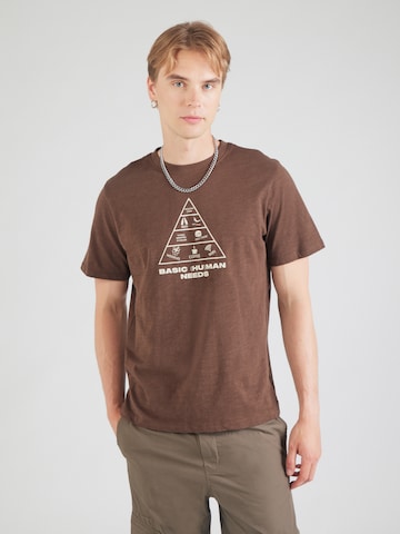 BLEND Shirt 'BHIKO' in Brown: front
