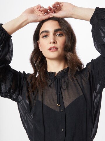 Banana Republic Bluse in Schwarz