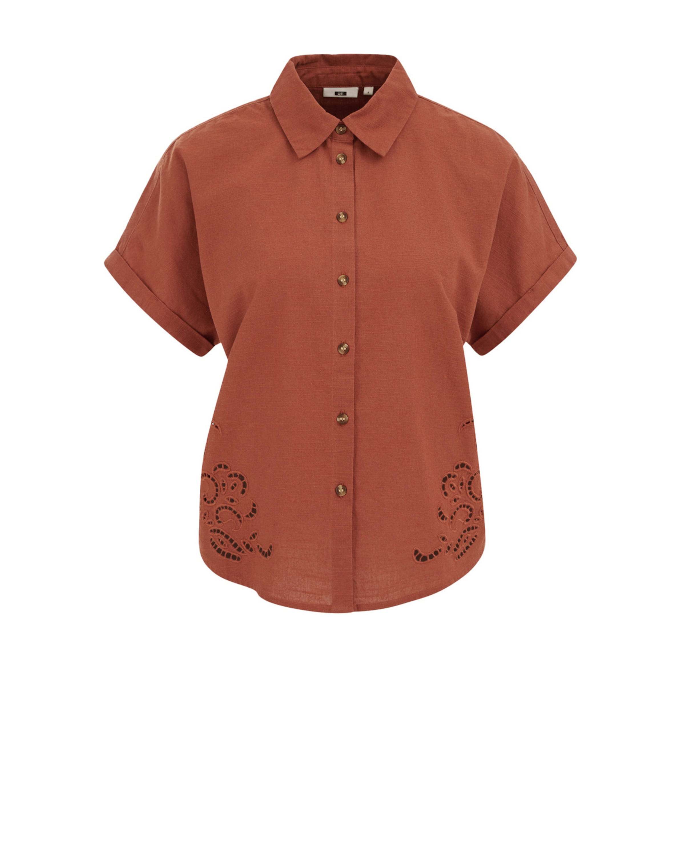 WE Fashion Blúz - barna: elől