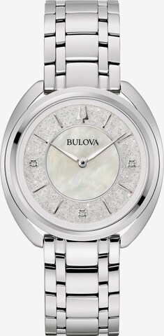 Bulova Analog Watch in Silver: front