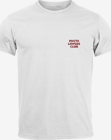 Neverless Shirt 'spaghetti' in Weiß: Vorderseite