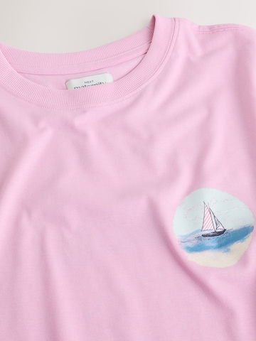 Next T-shirt i rosa