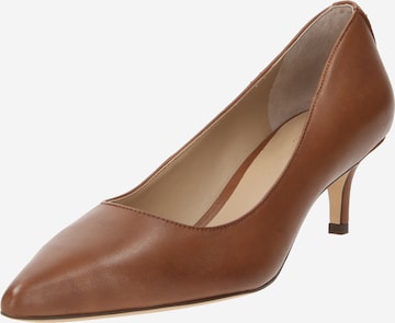 Lauren Ralph Lauren - Zapatos con plataforma 'ADRIENNE' en marrón: frente