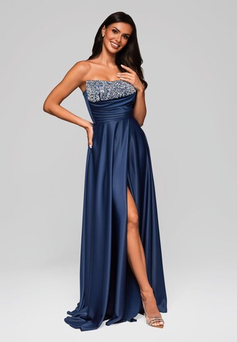 Ombre Avondjurk in Blauw
