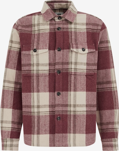 WE Fashion Välikausitakki värissä oliivi / viininpunainen / valkoinen, Tuotenäkymä