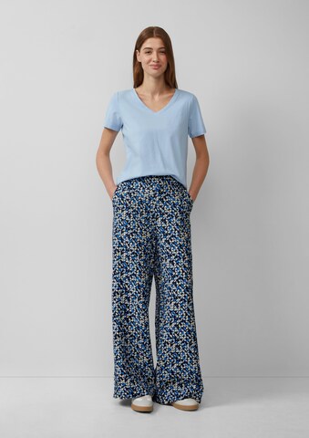 s.Oliver Wide leg Broek in Blauw