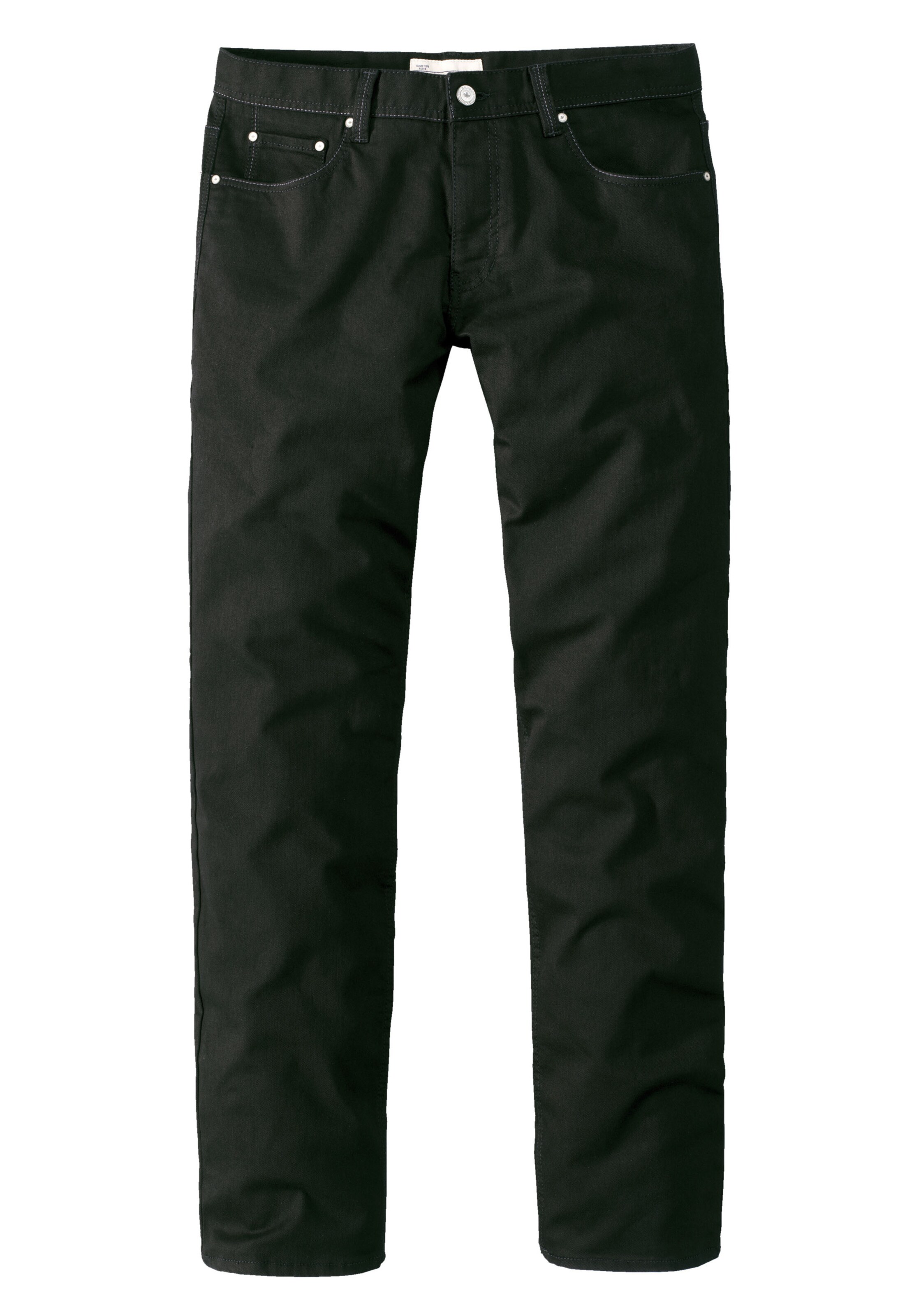 REDPOINT Regular Jeans in Schwarz: Vorderseite