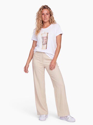 T-shirt 'Coffee' EINSTEIN & NEWTON en blanc
