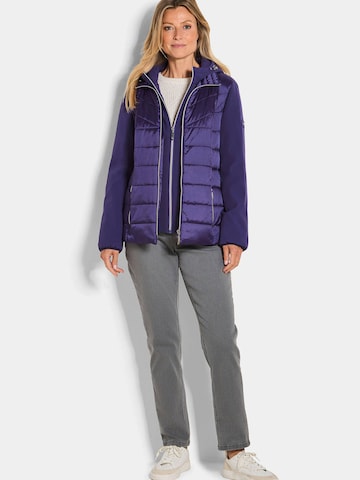 Veste mi-saison Goldner en violet : devant