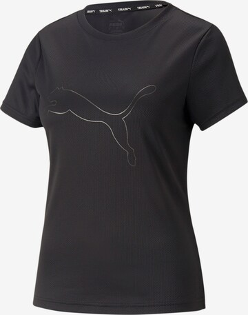 T-shirt fonctionnel PUMA en noir : devant