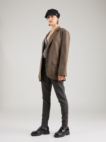 FIVEUNITS Slim fit Pants 'Angelie' in Brown