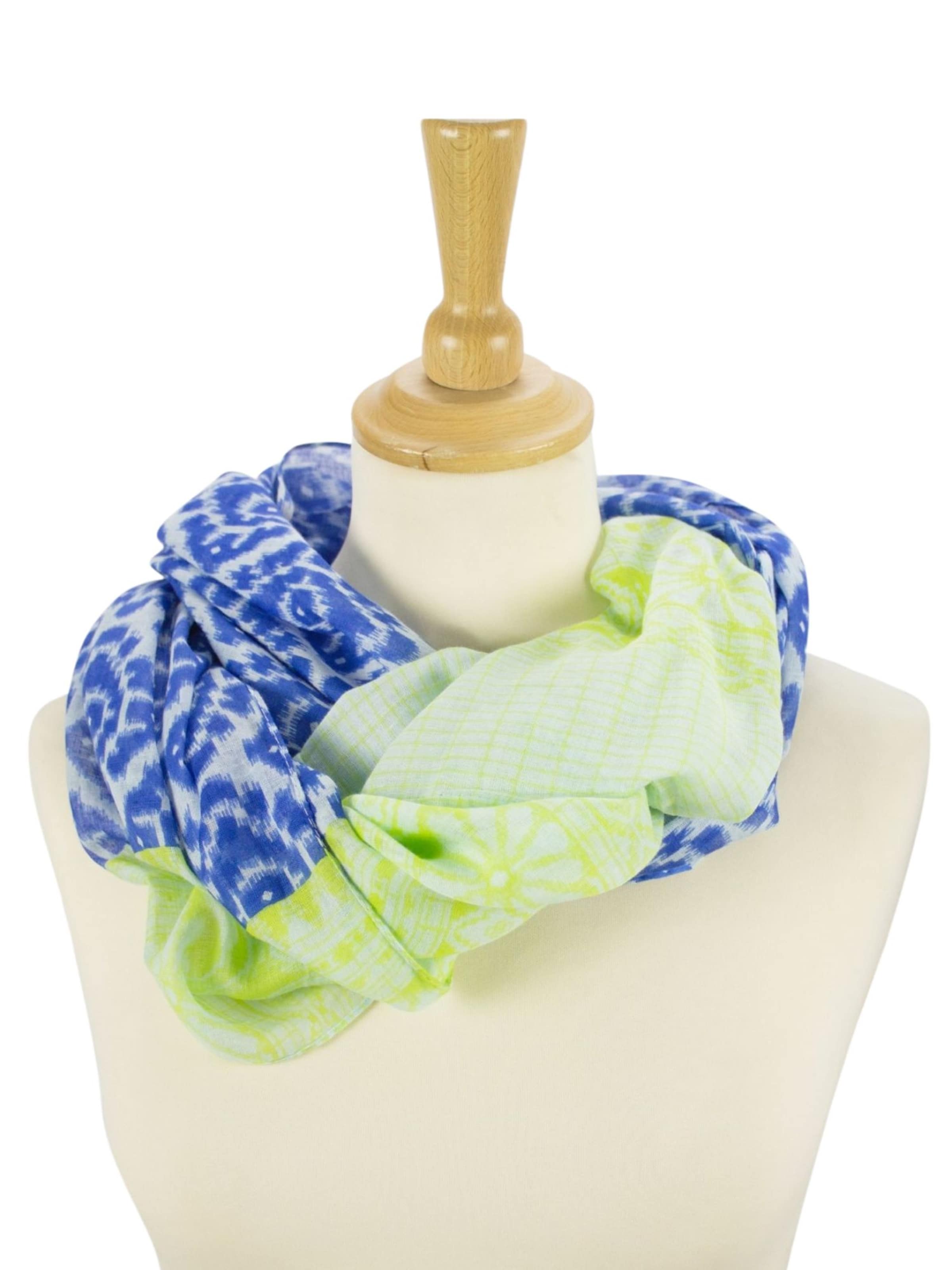 Sunsa Schlauchschal 'Sunsa'‌‌‌‌‌‌‌‌ in Blau: Vorderseite