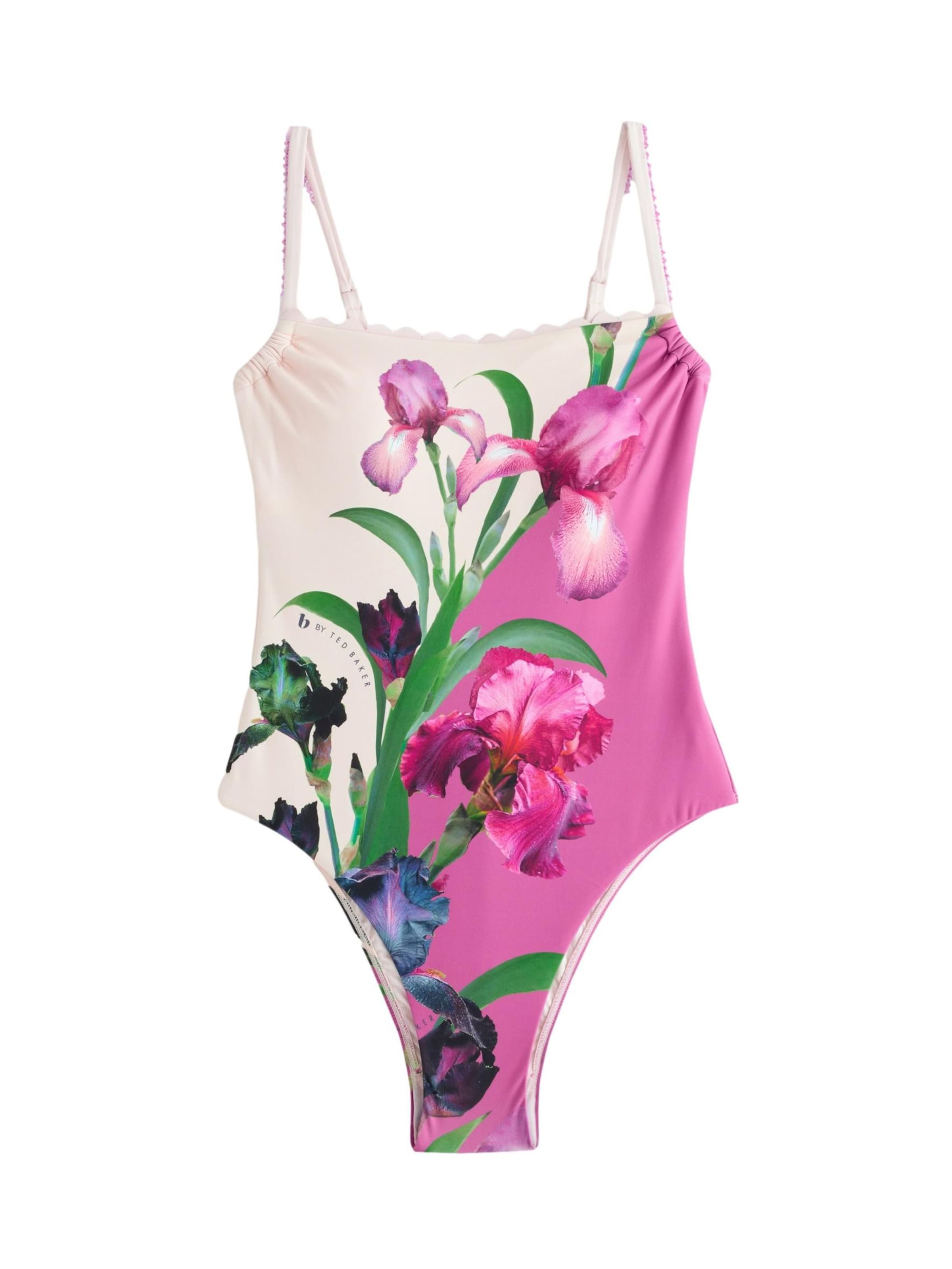 B by Ted Baker Bustier Alakformáló fürdőruha - rózsaszín: elől