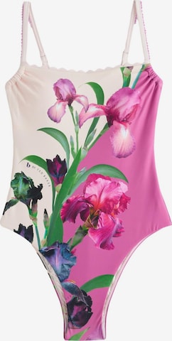 B by Ted Baker Корректирующий купальник в Ярко-розовый: спереди