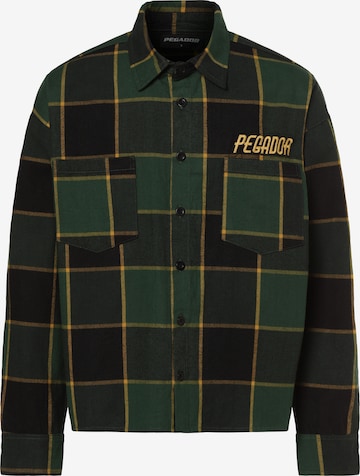Pegador Comfort fit Button Up Shirt 'Eastfield' in Green: front