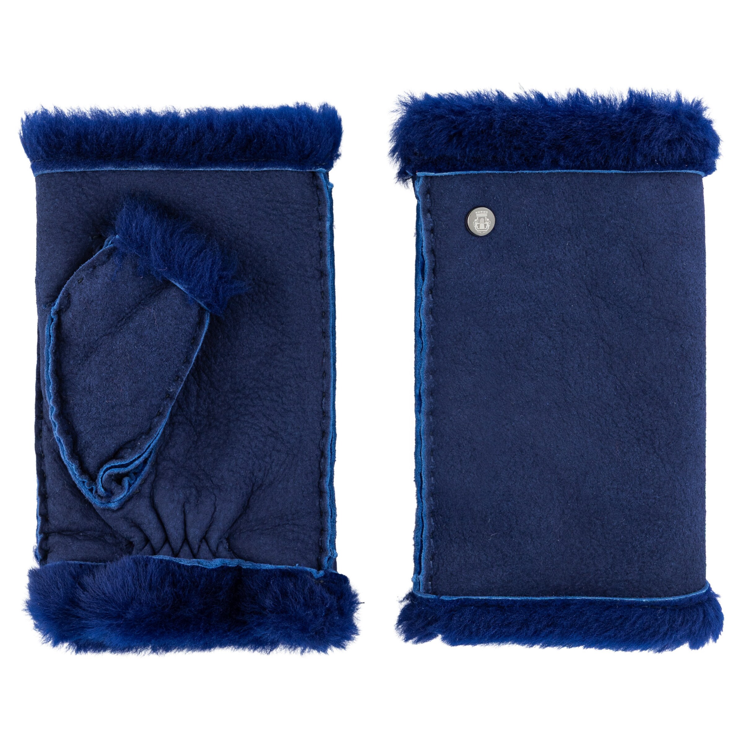 Scaldapolsi 'Winnipeg' di Roeckl in blu: frontale