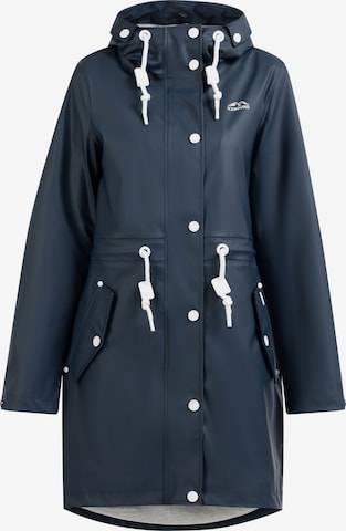 Yuka Raincoat in Blue: front